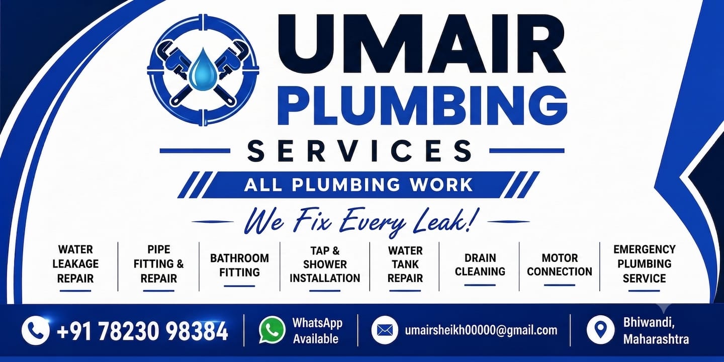 Umair Plumbing Services Banner
